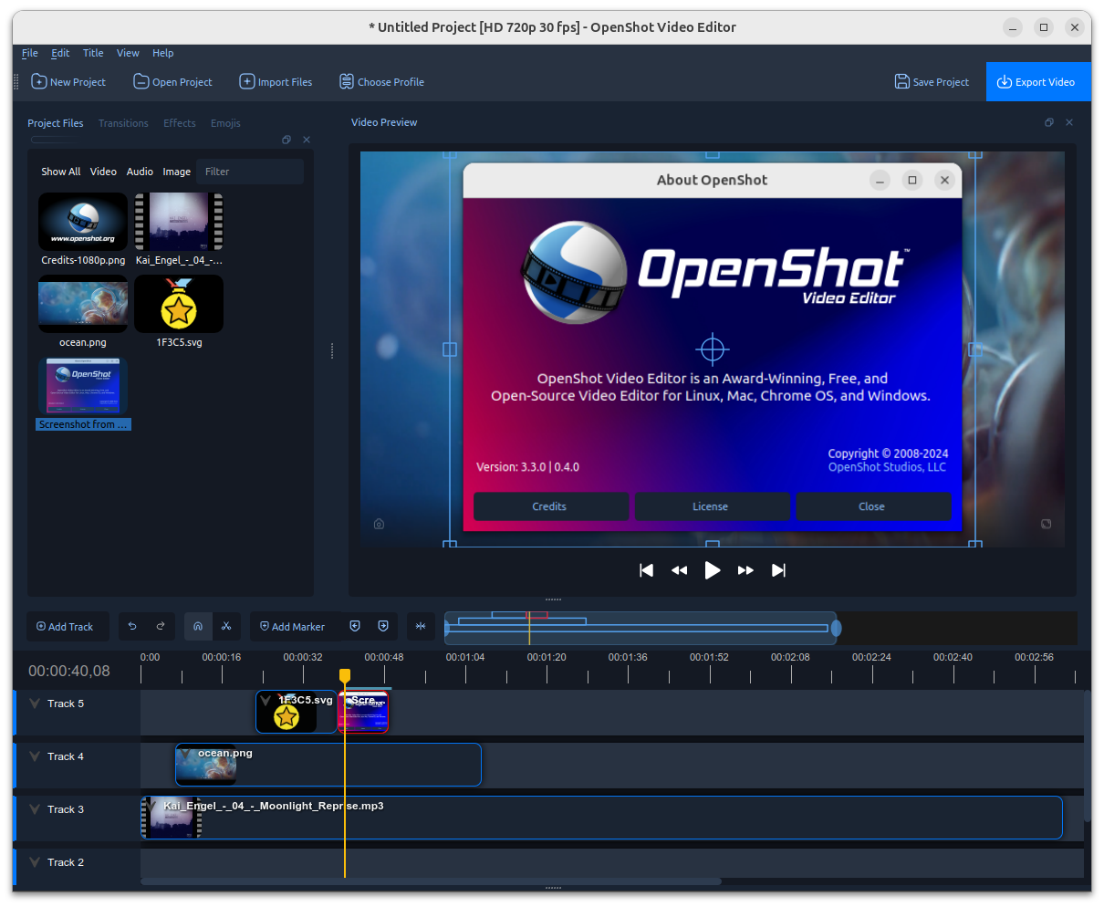 OpenShot 3.3 Release, with new Ripple Editing, Stunning Theme, and Enhanced Zoom Controls!